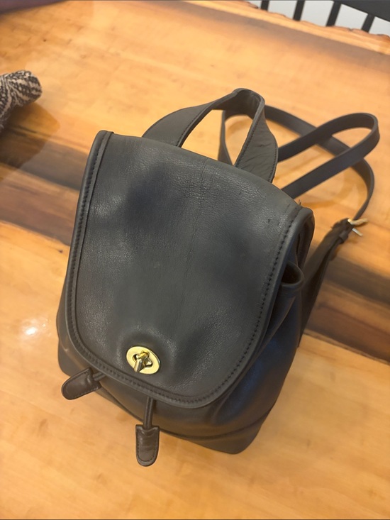 Vintage coach mini backpack main image 8